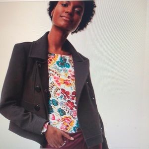 LOFT Double Breasted Coat With Front Pockets. NWOT